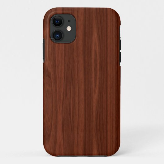 Donker Hout Case-Mate iPhone Case (Achterkant)
