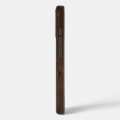 donker hout en modern gepersonaliseerd Case-Mate iPhone case (Achterkant / Links)