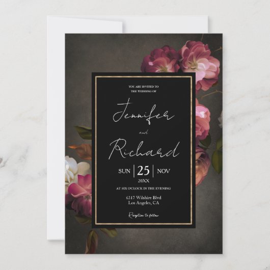 Donker humeurig Hollands oud meesters stoffige blo Kaart (Voorkant)