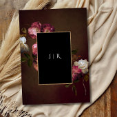 Donker humeurig Nederlands oud meesters roest bloe Kaart