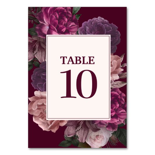 Donker humeurig Waterverf bloemenwinter herfst bru Kaart (Voorkant)