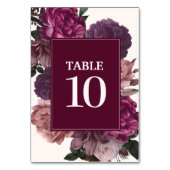 Donker humeurig Waterverf bloemenwinter herfst bru Kaart (Achterkant)