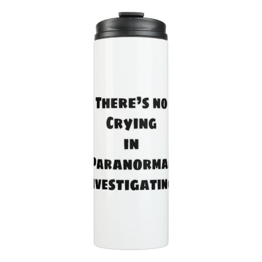 donker, humor, nationale paranormale dag, spook, s thermosbeker (Voorkant)