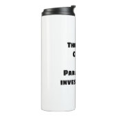 donker, humor, nationale paranormale dag, spook, s thermosbeker (Gedraaid links)