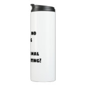 donker, humor, nationale paranormale dag, spook, s thermosbeker (Geroteerd rechts)