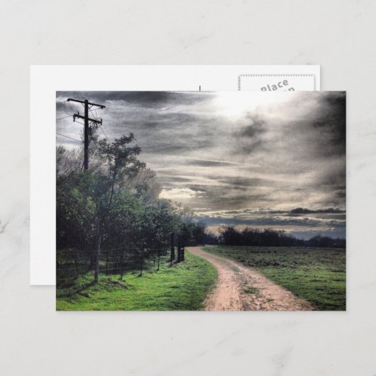 Donker is het pad, maar het is een licht. Briefkaa Briefkaart (Voorkant / Achterkant)