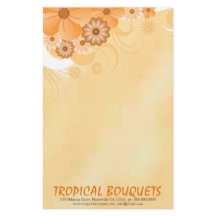 Donker Ivoor Goud Hibiscus Bloemist Schrijfpapier