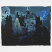 DONKER KASTEEL FLEECE DEKEN (Voorkant (Horizontaal))
