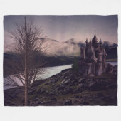 DONKER KASTEEL FLEECE DEKEN (Voorkant (Horizontaal))