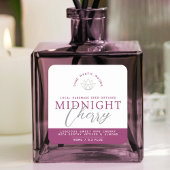 Donker kersenrood roze rood rood diffuser product vierkante sticker