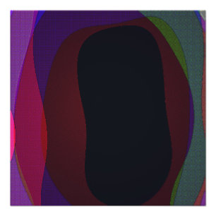 Donker Kleurrijk Abstract 716 Perfect Poster