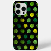 Donker Kleurrijk Patroon iPhone 14 Pro Max Hoesje (Achterkant)