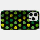 Donker Kleurrijk Patroon iPhone 14 Pro Max Hoesje (Achterkant (horizontaal))