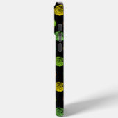 Donker Kleurrijk Patroon iPhone 14 Pro Max Hoesje (Achterkant / Links)