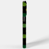 Donker Kleurrijk Patroon iPhone 14 Pro Max Hoesje (Achterkant / Rechts)