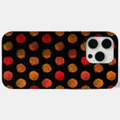 Donker Kleurrijk Patroon iPhone 14 Pro Max Hoesje (Achterkant (horizontaal))