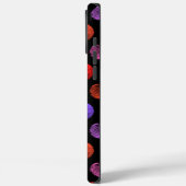 Donker Kleurrijk Patroon iPhone 16 Pro Max Hoesje (Achterkant / Links)