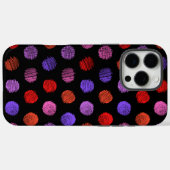 Donker Kleurrijk Patroon iPhone 16 Pro Max Hoesje (Achterkant (horizontaal))