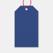 Donker kobaltblauw cadeau Labels Cadeaulabel (Achterkant)