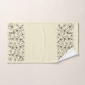 DONKER LICHT GELE BLOEMEN BAD HANDDOEK (Handdoek)