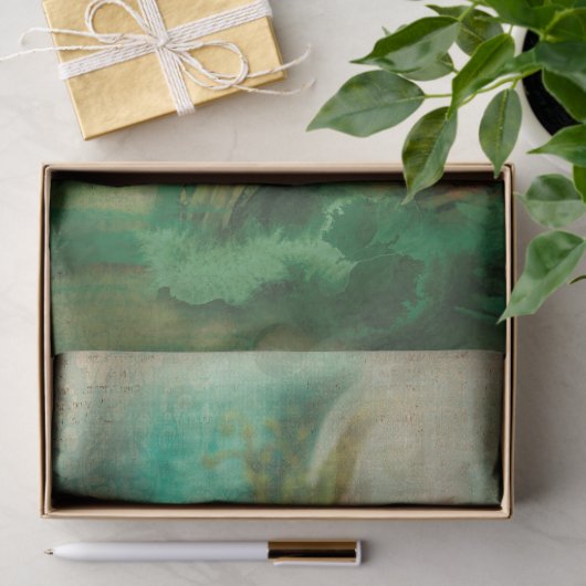 Donker Mad Hatter Decoupage papier (Geschenk)