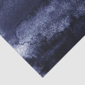 Donker marineblauwe waterverf tissuepapier (Detail)