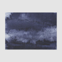 Donker marineblauwe waterverf