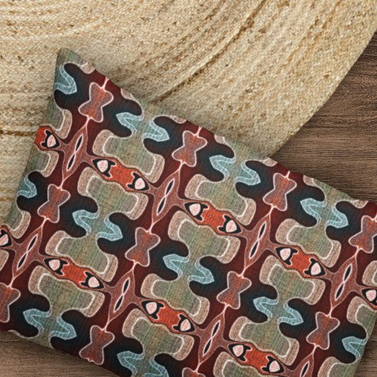 Donker Maroon Rood Sinaasappel Blauwgroen Blauw Gr Kussensloop