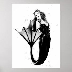 Donker Mermaid Poster
