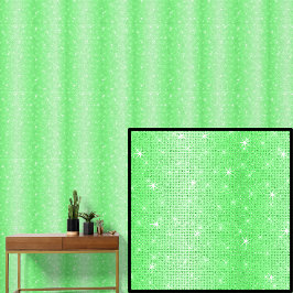 Donker Mid Licht Groene Strepen met Sparkle Stars Behang