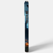 Donker, middeleeuws kasteel, vleermuizen en pompoe Case-Mate iPhone case (Achterkant / Links)