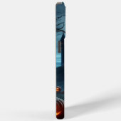 Donker, middeleeuws kasteel, vleermuizen en pompoe Case-Mate iPhone case (Achterkant / Rechts)