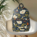 Donker minimalistische bloem bedrukte rugzak<br><div class="desc">Donkere minimalistische Floral bedrukte rugzak - Verhoog uw dagelijkse stijl met onze Minimalistische Floral bedrukte rugzak. Deze rugzak is gemaakt voor diegenen die houden van eenvoud en elegantie en heeft een strak, gestroomlijnd ontwerp met een subtiele bloemenprint die een vleugje natuur-geïnspireerd moois toevoegt zonder de algehele look te overweldigen. Deze...</div>