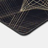 Donker Monogram Geometrische ster Gotisch Stijlvol Bureaumat (Hoek)