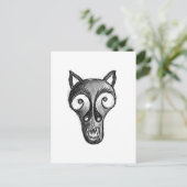 Donker monster briefkaart (Staand voorkant)