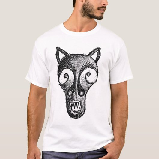 Donker monster t-shirt (Voorkant)