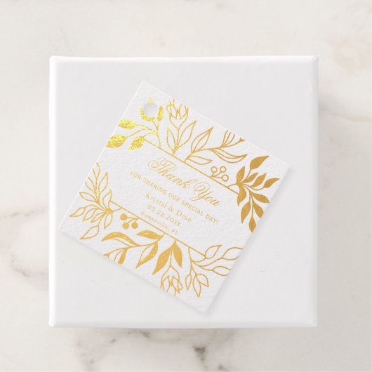 Donker Moody Bourgogne Blush Zwart Bloemen Bruilof Bedankjes Labels (Met doos)