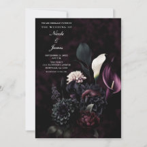 Donker Moody Romantisch Bloemen Bruiloft
