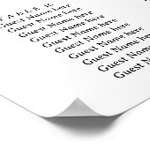 Donker Moody roze rode rozen bruiloft zithoek graf Poster (Hoek)