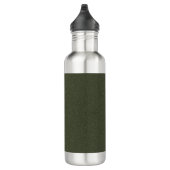 Donker mos getextureerde aangepaste waterfles (Rechts)