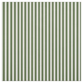 Donker mos groen & witte strepen stof (Swatch)