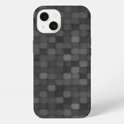 Donker Mozaïekpatroon iPhone Hoesje (Achterkant)