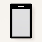 Donker naadloos patroon met blauwe vlinders Morpho Badge (Achterkant)