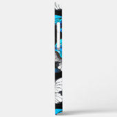 Donker naadloos patroon met blauwe vlinders Morpho Case-Mate iPhone Case (Achterkant / Links)