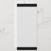 Donker naadloos patroon met blauwe vlinders Morpho Kaart (Achterkant)