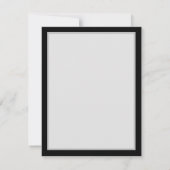 Donker naadloos patroon met blauwe vlinders Morpho Notitiekaartje (Achterkant)