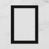 Donker naadloos patroon met blauwe vlinders Morpho Visitekaartje (Achterkant)