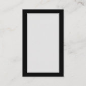 Donker naadloos patroon met blauwe vlinders Morpho Visitekaartje (Achterkant)