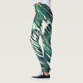 Donker naar Lichtgroen Leggings (Links)