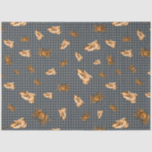 Donker nautisch serie ontwerp 10 tissuepapier (Voorkant)